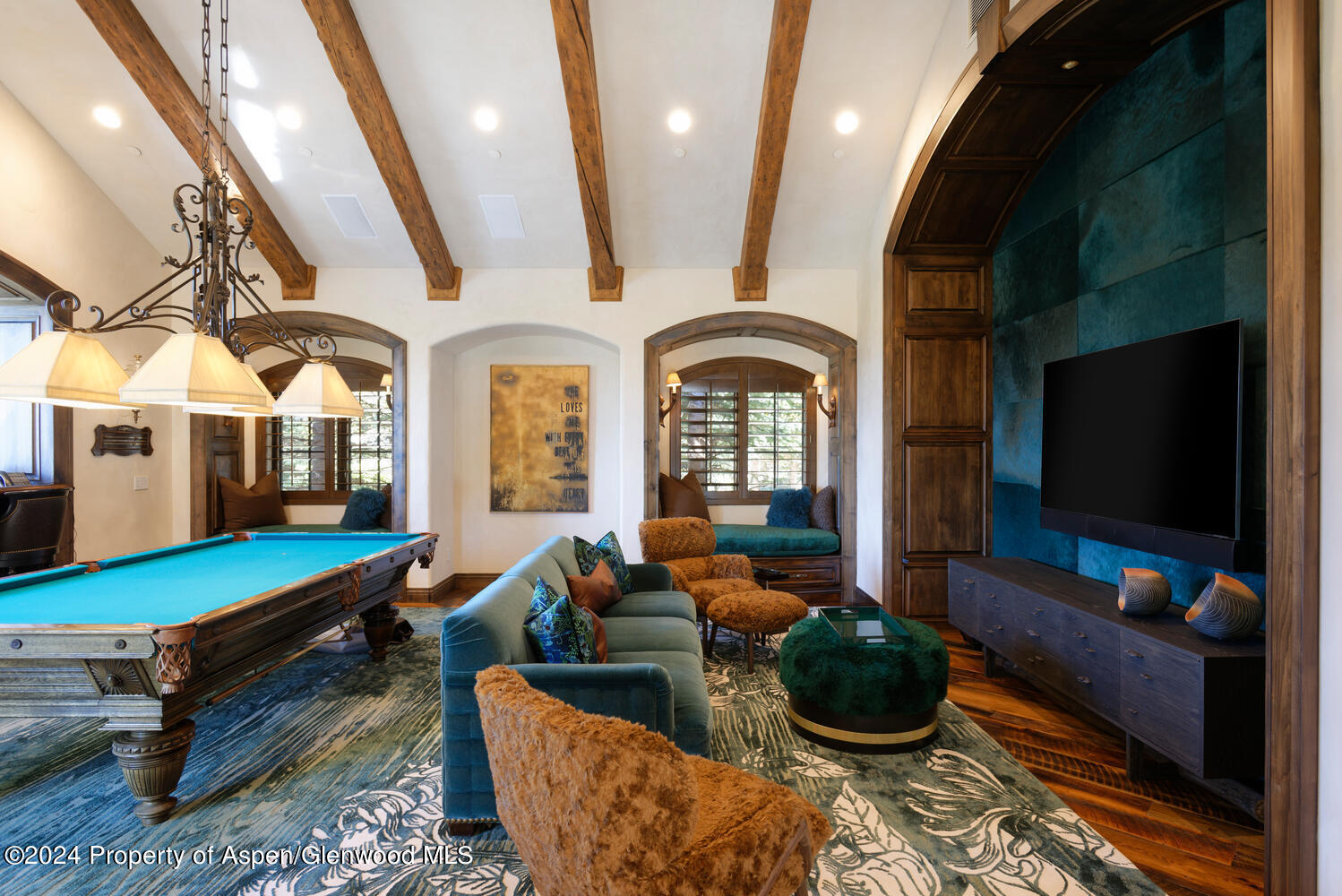 120 Running Mare Road Woody Creek, CO 81656 - Photo 25 of 53 Media Room & Bar