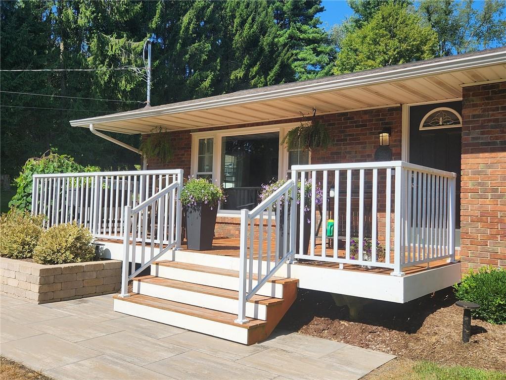 268 Old Plank Road Butler, PA 16002 - Photo 3 of 41 a view of a patio with a table and chairs