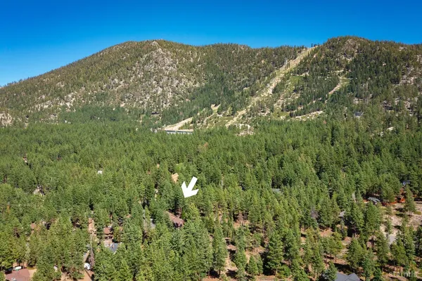 a view of a large mountain