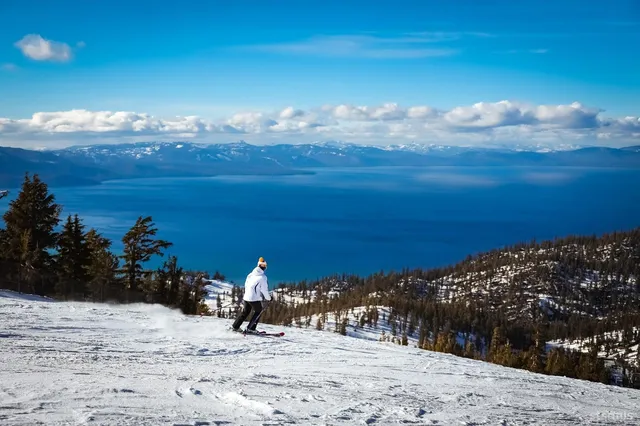 a view of a terrace with sky view