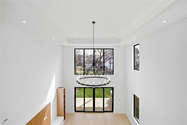 a very nice looking room with a large window