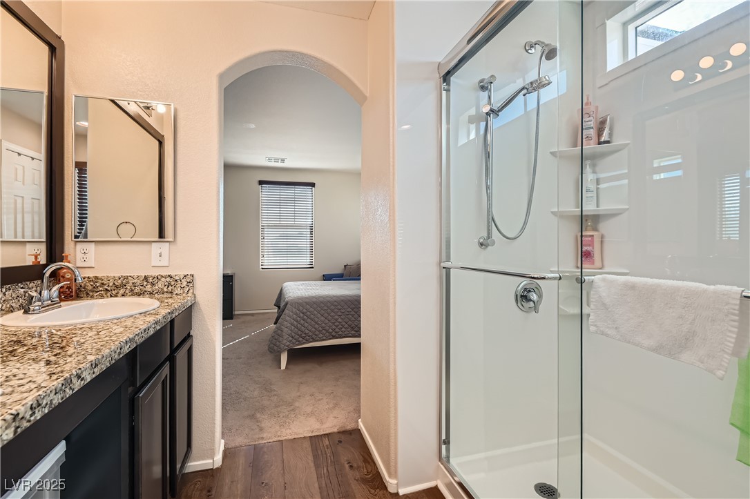 987 Wembly Hills Place Henderson, NV 89011 - Photo 21 of 44 Upgraded Walk-in Shower