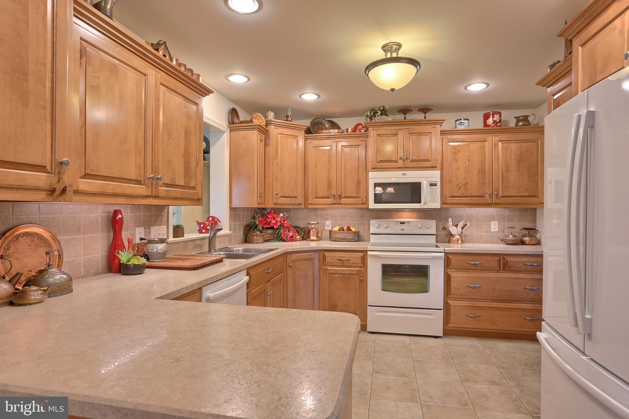 1508 Rolling Meadow Road Lebanon, PA 17046 - Photo 14 of 48 Kitchen area with breakfast bar, recessed lighting