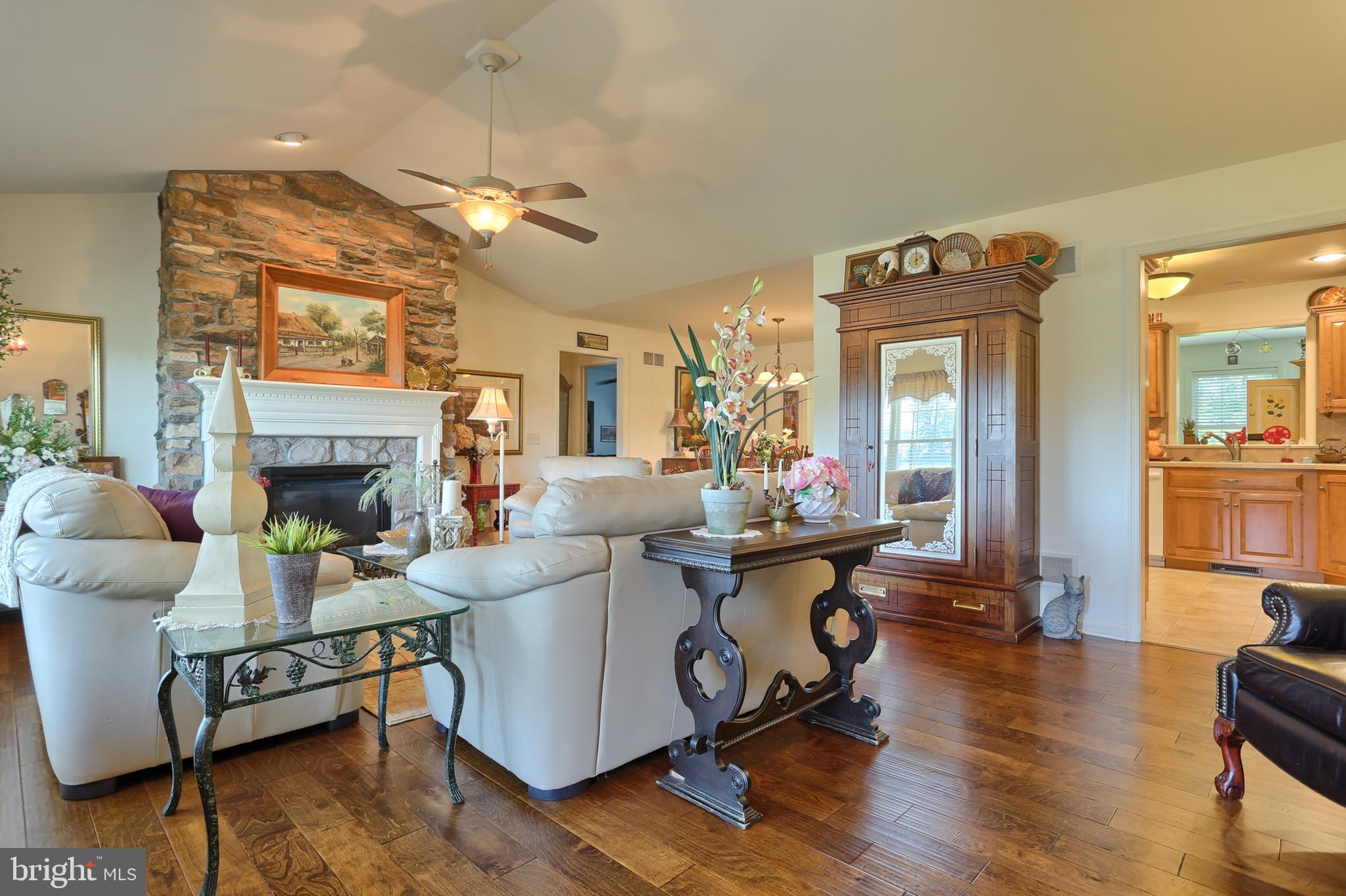 1508 Rolling Meadow Road Lebanon, PA 17046 - Photo 7 of 48 Living room with vaulted ceilings and open plan