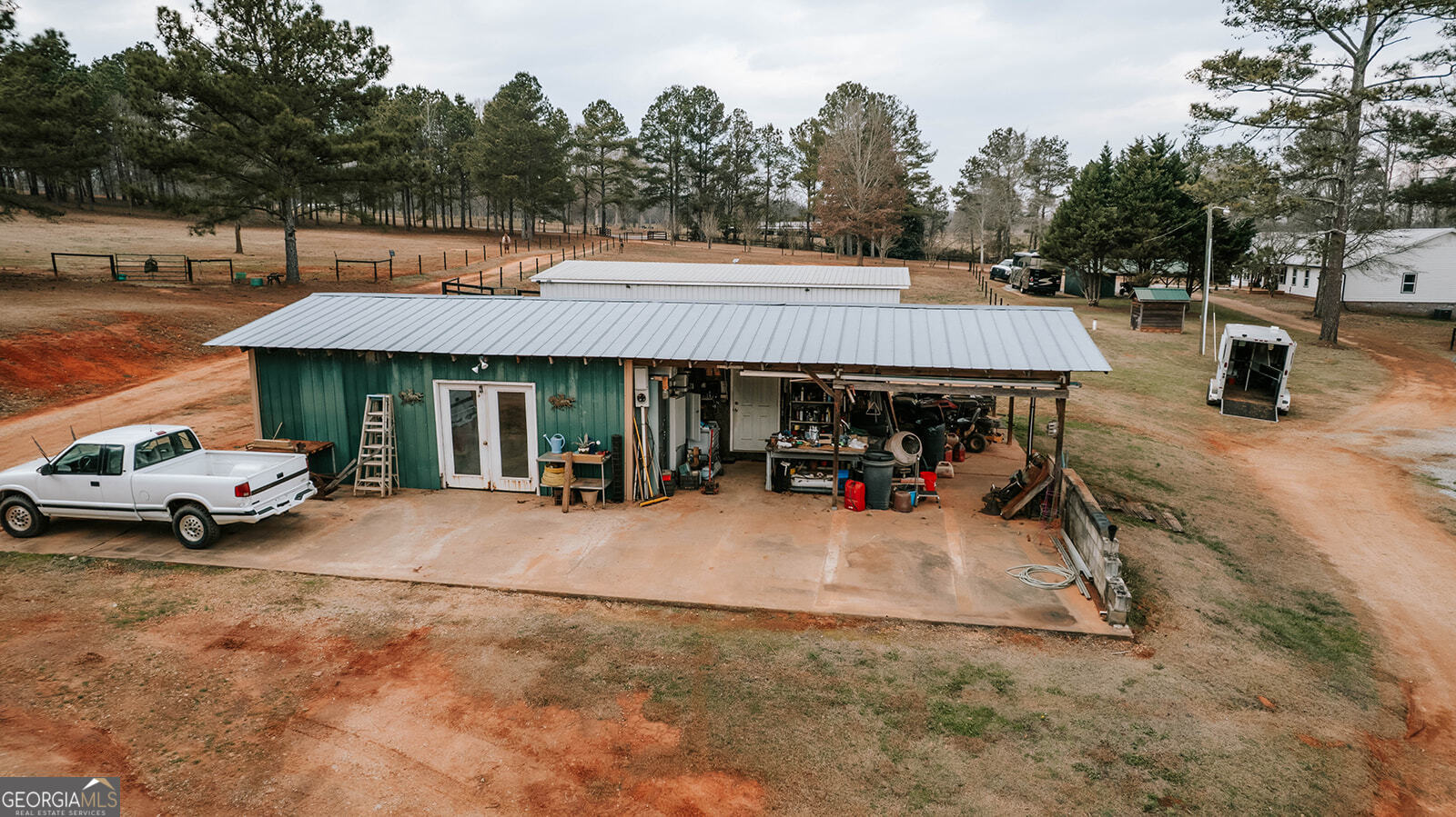 2820 Davis Academy Road Rutledge, GA 30663 - Photo 61 of 65 a view of a house with sitting area and furniture