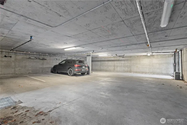 a car parked in parking space