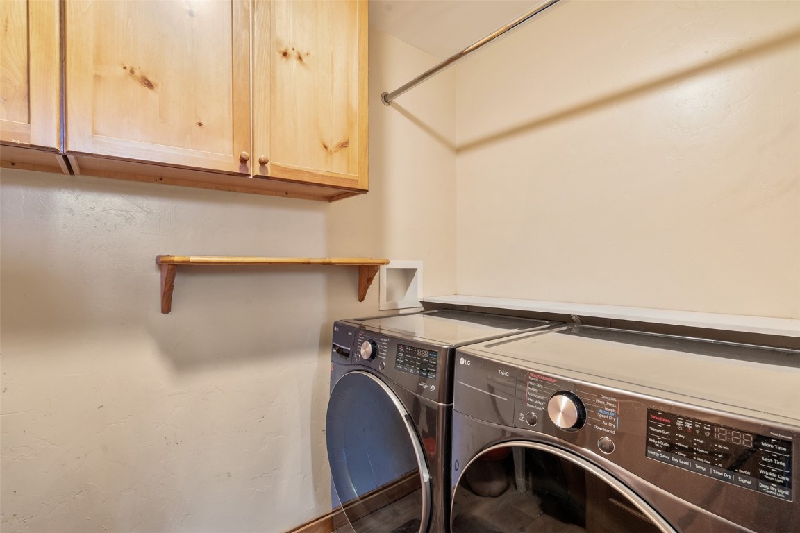 12 Raindance Trail Dillon, CO 80435 - Photo 34 of 47 a utility room with dryer and washer