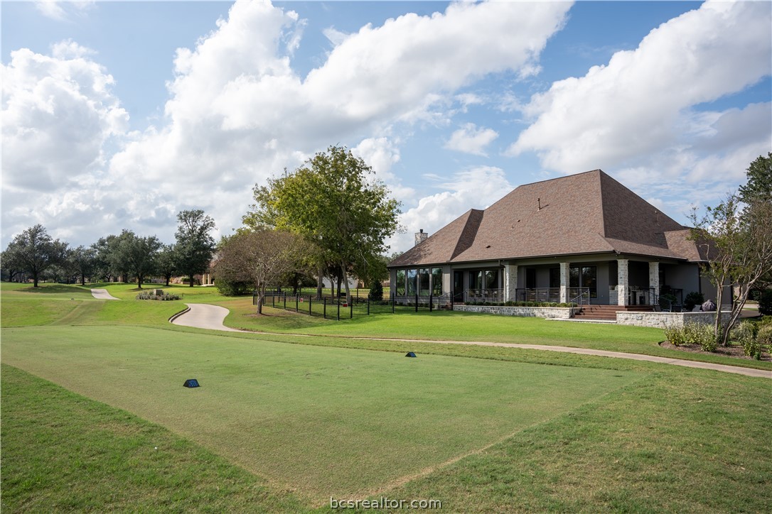 5202 Bourrone Court Bryan, TX 77802 - Photo 3 of 43 Back of home showing off view of Tee box #9