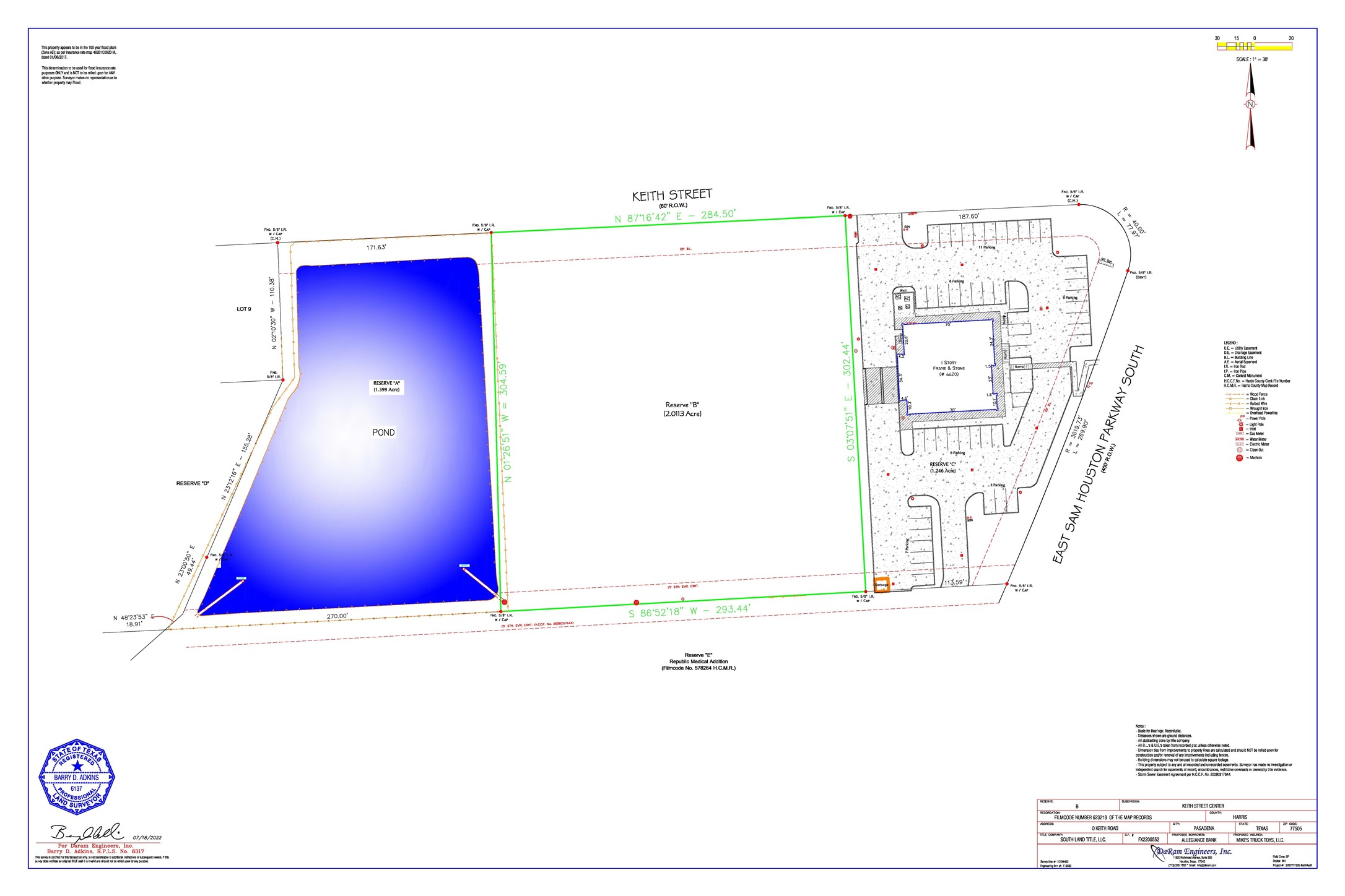 4242 Keith Road Pasadena, TX 77505 - Photo 4 of 15 Survey