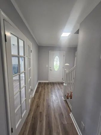 wooden floor in an empty room