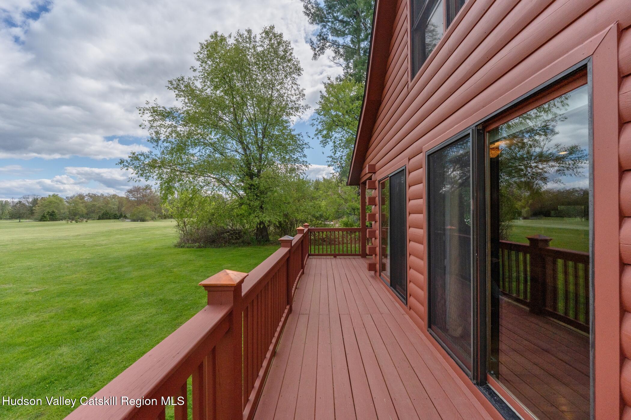 140 Stone Dock Road High Falls, NY 12440 - Photo 36 of 42 a view of a balcony with wooden floor