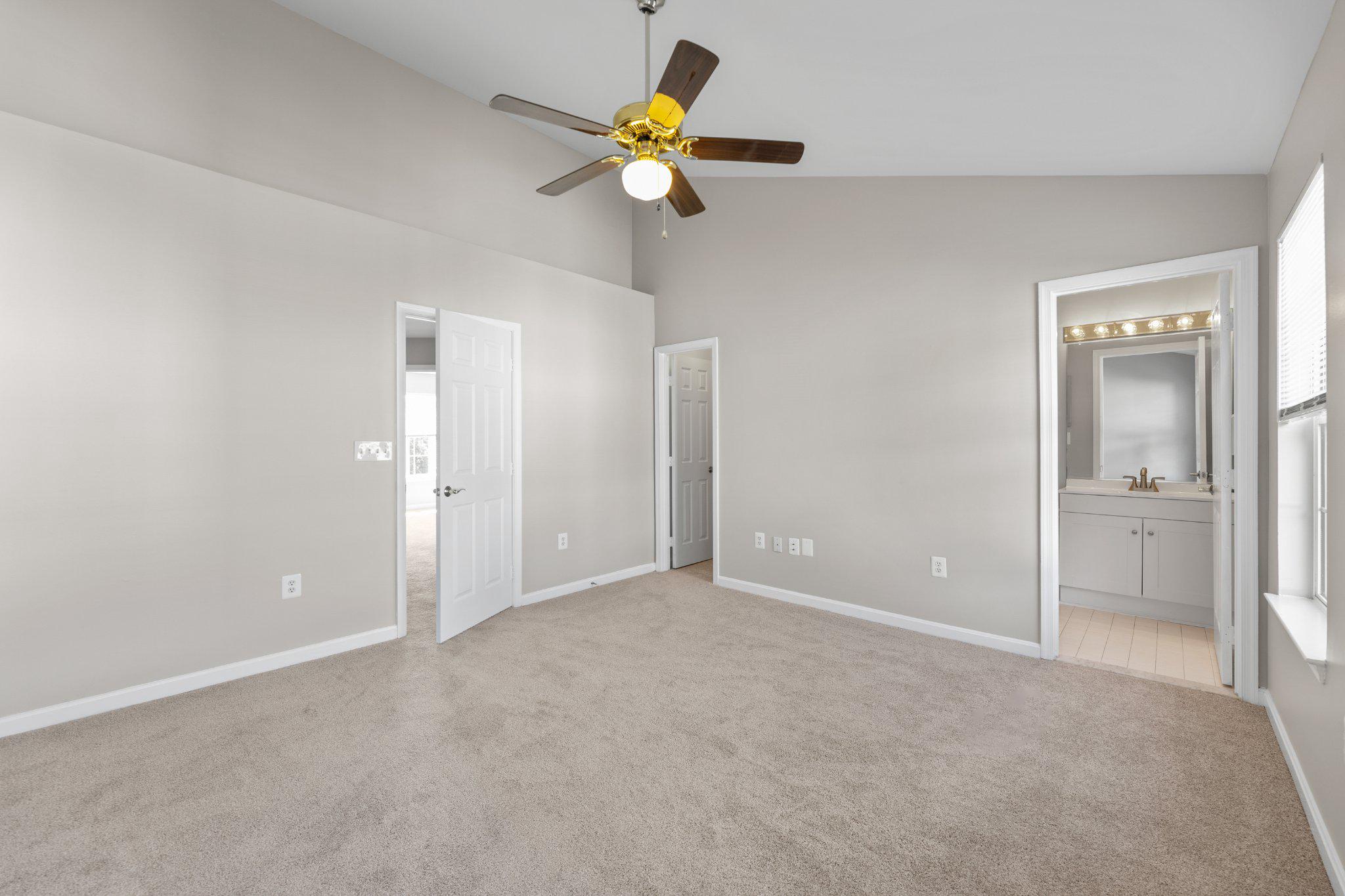 9241 Lorton Valley Road Lorton, VA 22079 - Photo 22 of 45 Master Bedroom with natural light and new carpet.