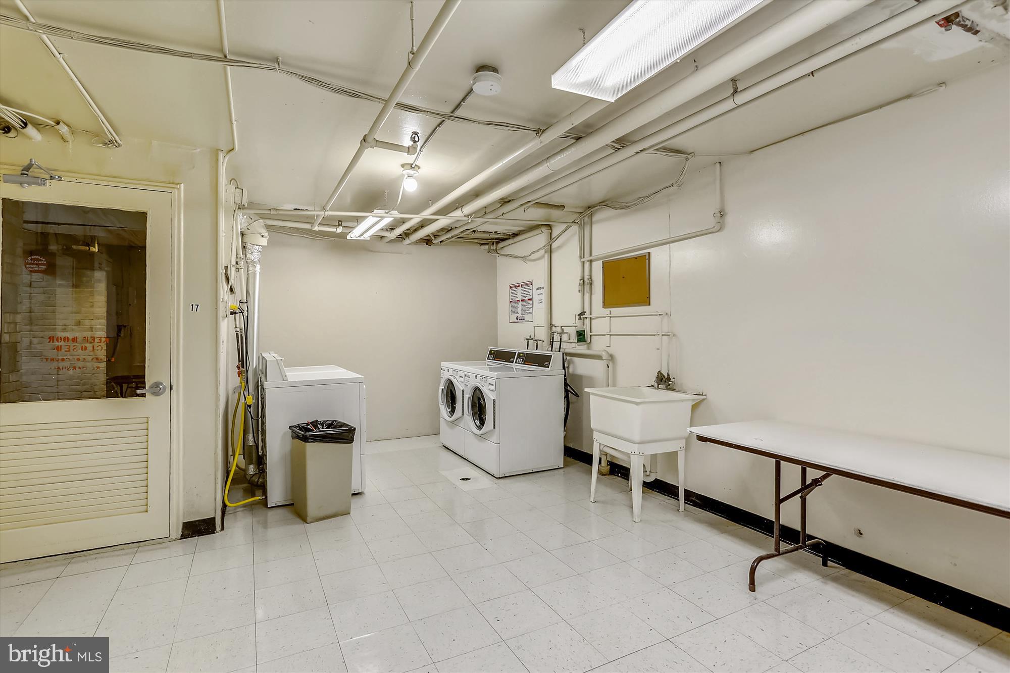 7519 Spring Lake Drive, Unit B1 Bethesda, MD 20817 - Photo 26 of 36 Common laundry room one level below unit