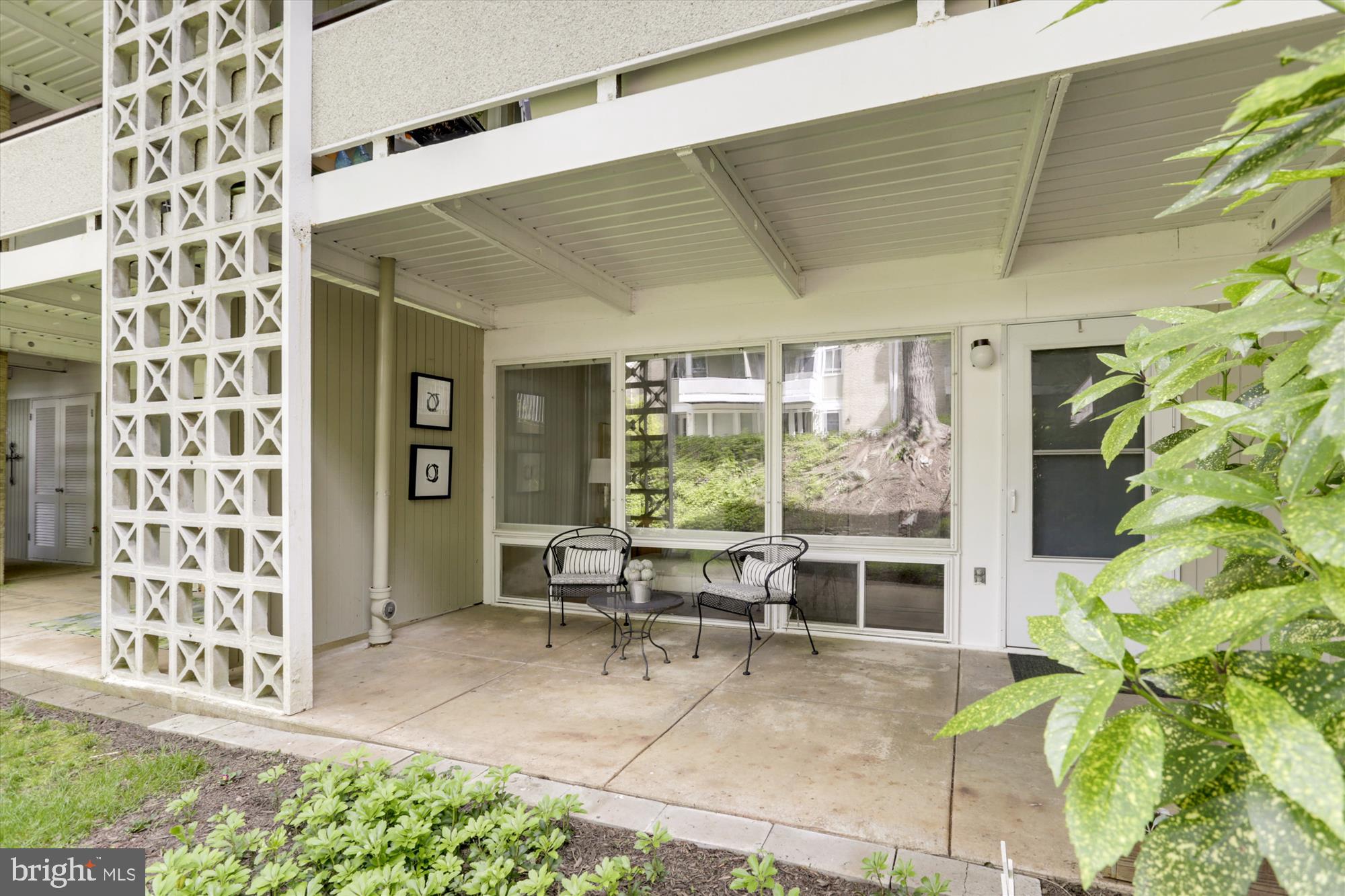 7519 Spring Lake Drive, Unit B1 Bethesda, MD 20817 - Photo 3 of 36 Patio at entry