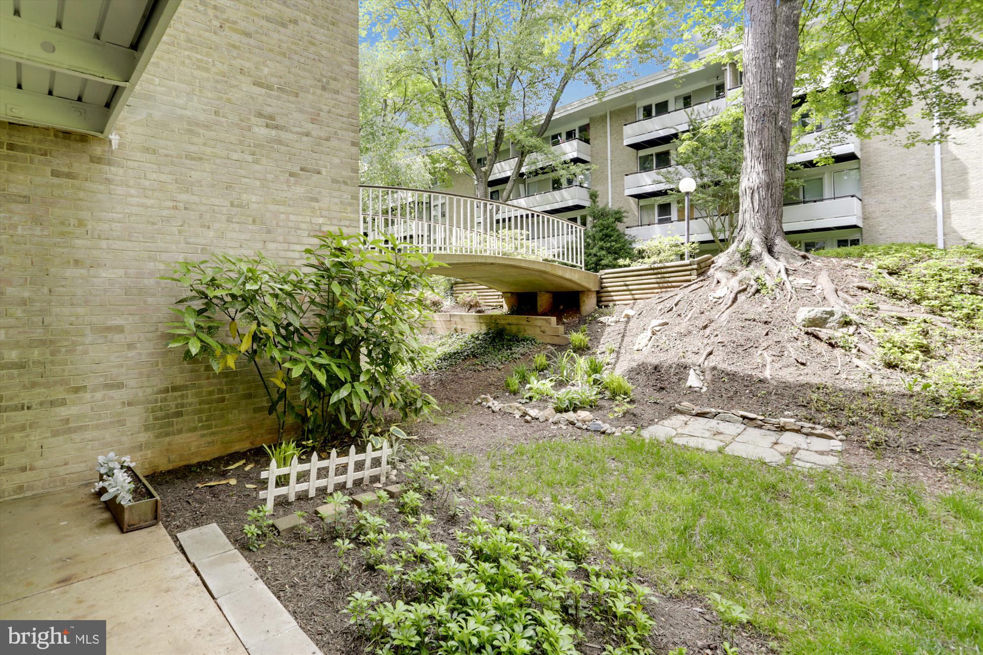 7519 Spring Lake Drive, Unit B1 Bethesda, MD 20817 - Photo 4 of 36 View from patio