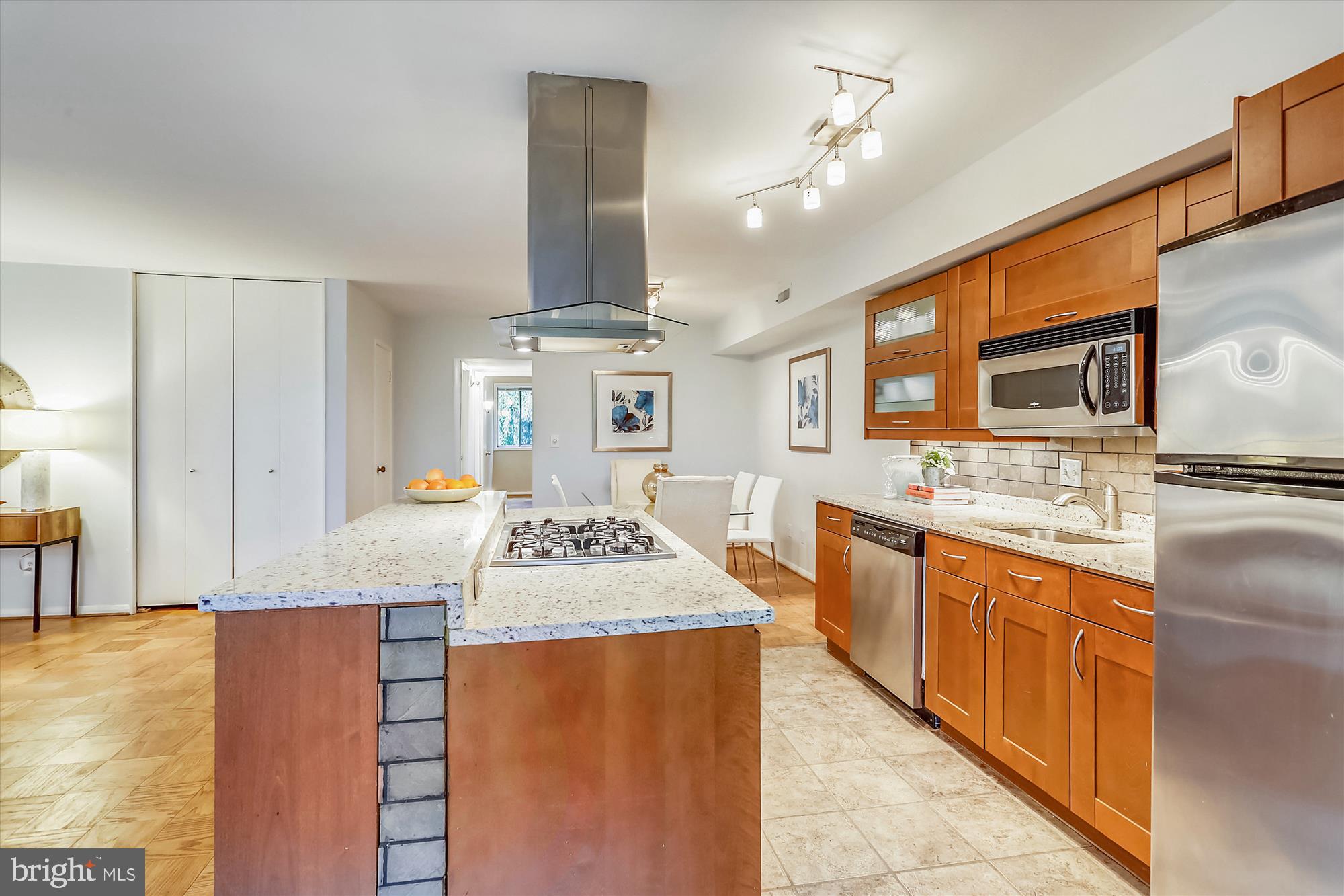 7519 Spring Lake Drive, Unit B1 Bethesda, MD 20817 - Photo 8 of 36 Kitchen with stainless appliances