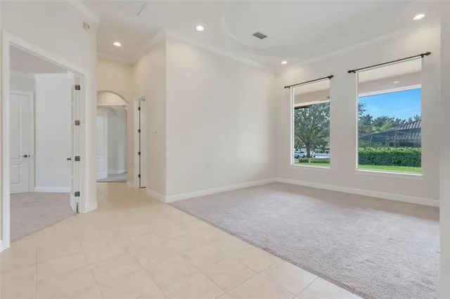 a view of empty room