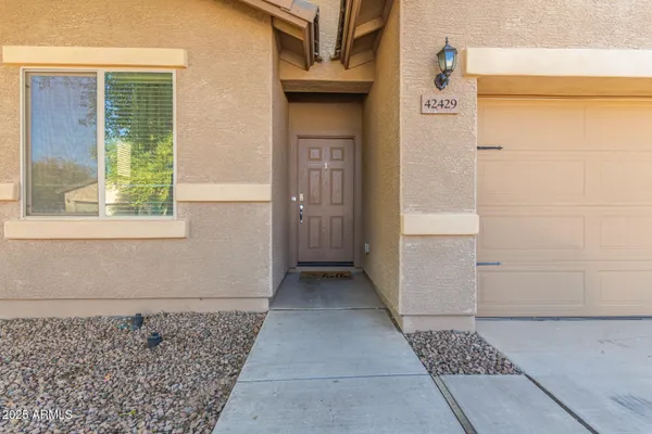 a view of an entryway door