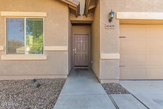 a view of an entryway door
