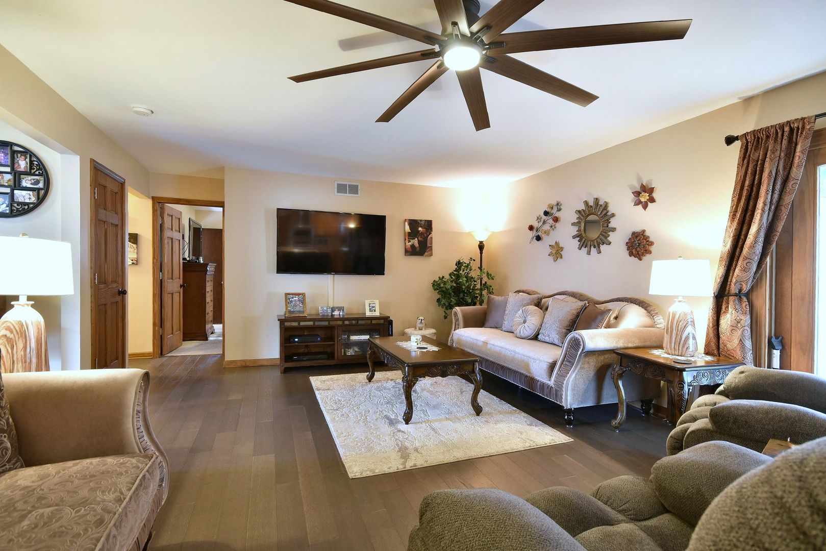 18824 Ruth Drive Mokena, IL 60448 - Photo 11 of 29 a living room with furniture or couch and a flat screen tv