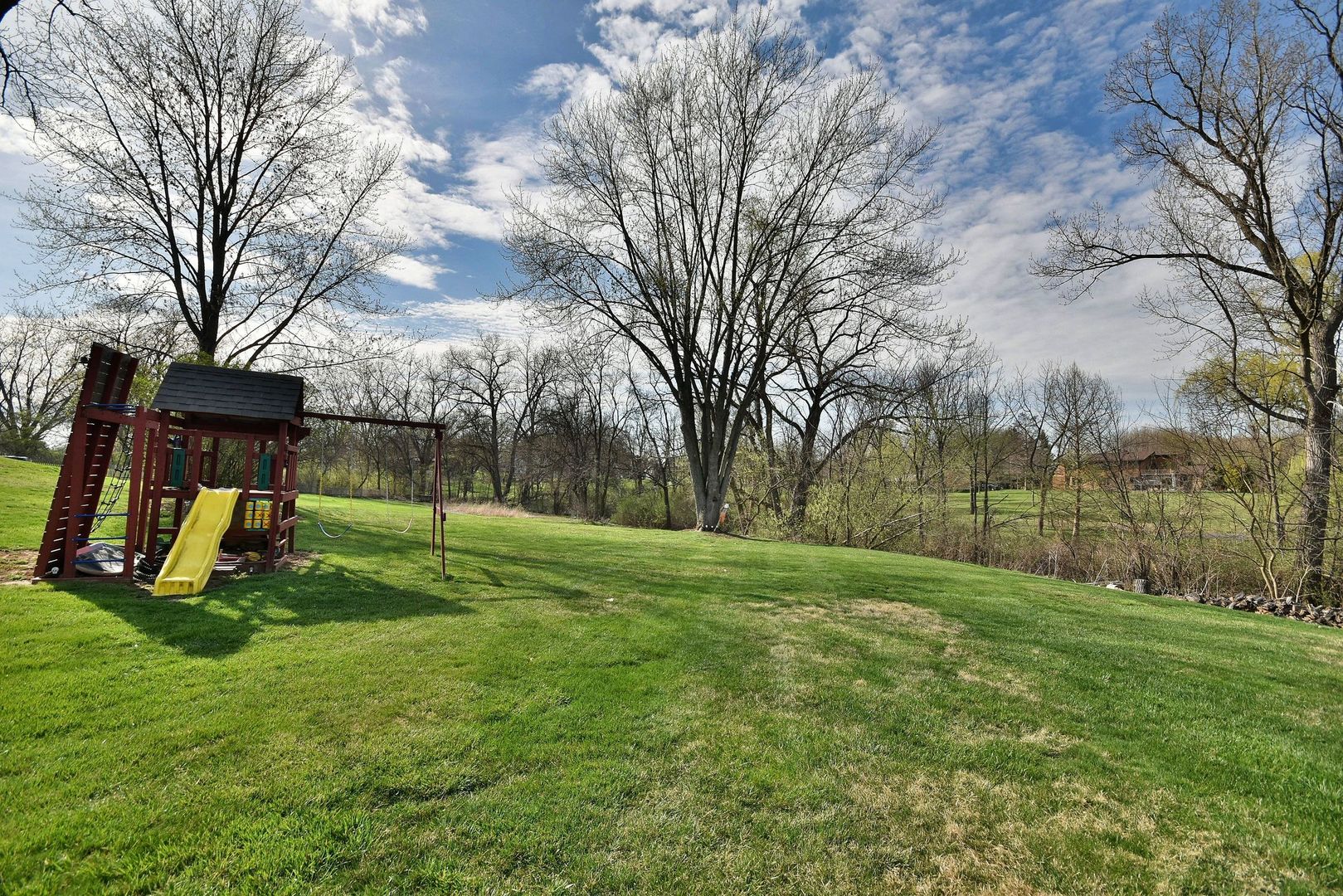 18824 Ruth Drive Mokena, IL 60448 - Photo 29 of 29 a view of a backyard with a garden and trees