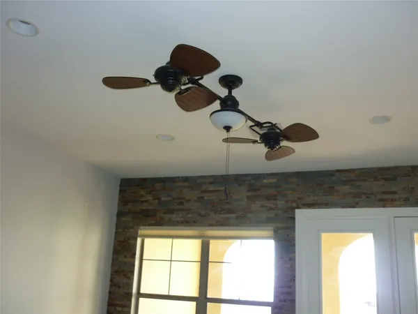 a bathroom with a window