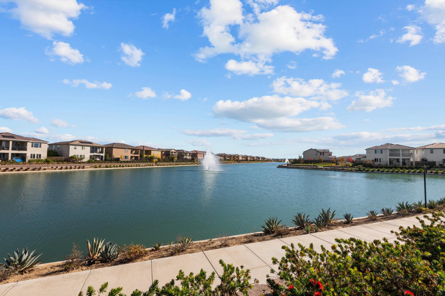 4236 Bellwether Way Sacramento, CA 95835 - Photo 47 of 57 a view of a lake in middle of a city