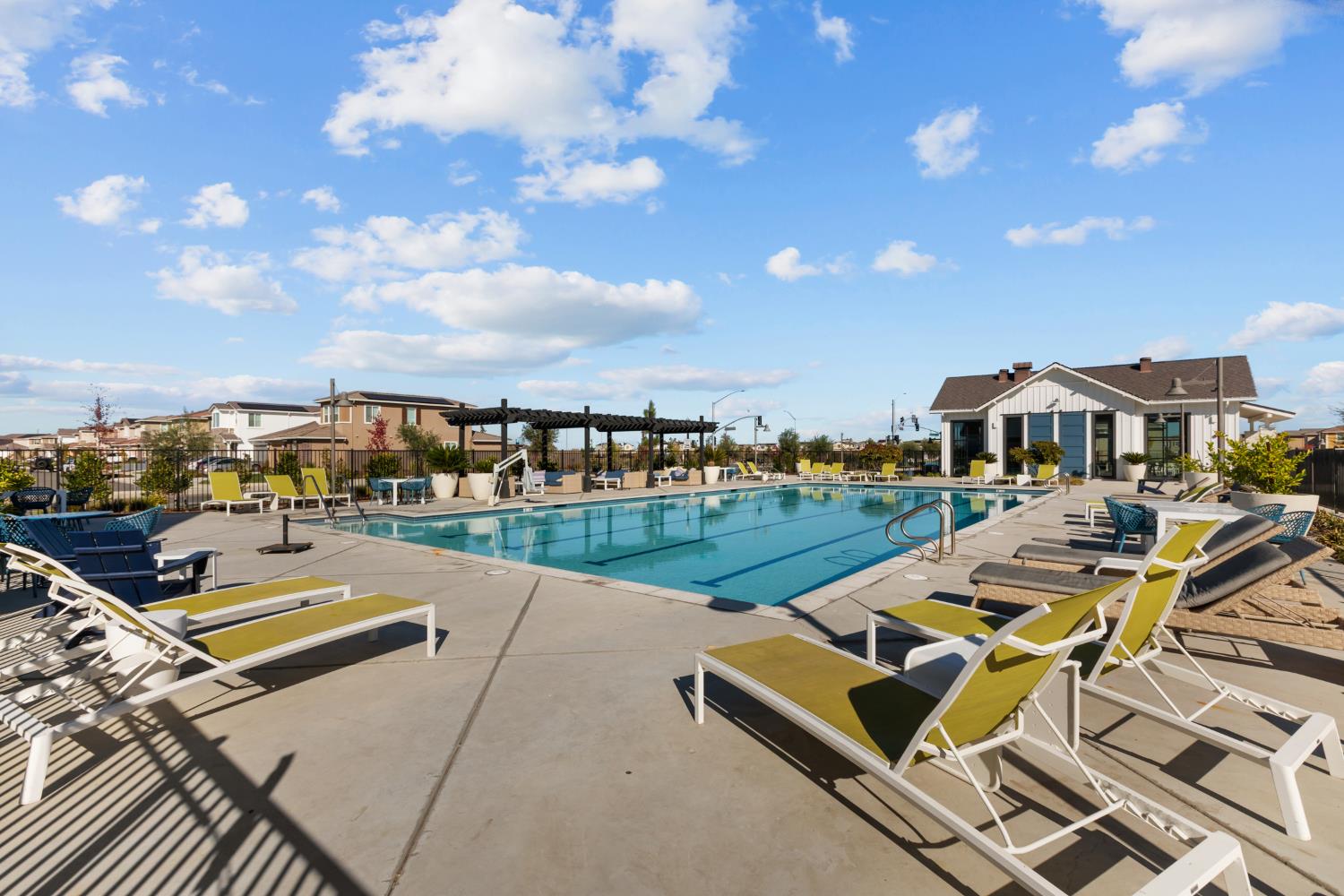 4236 Bellwether Way Sacramento, CA 95835 - Photo 50 of 57 a view of swimming pool with outdoor seating and city view