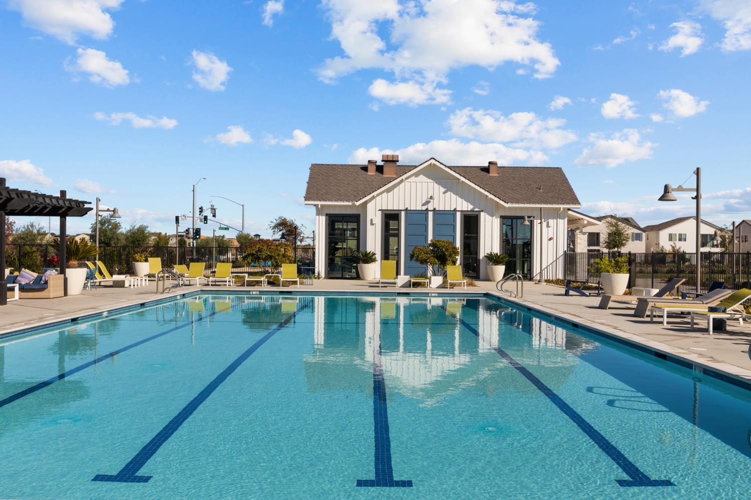 4236 Bellwether Way Sacramento, CA 95835 - Photo 51 of 57 a view of a patio with swimming pool table and chairs