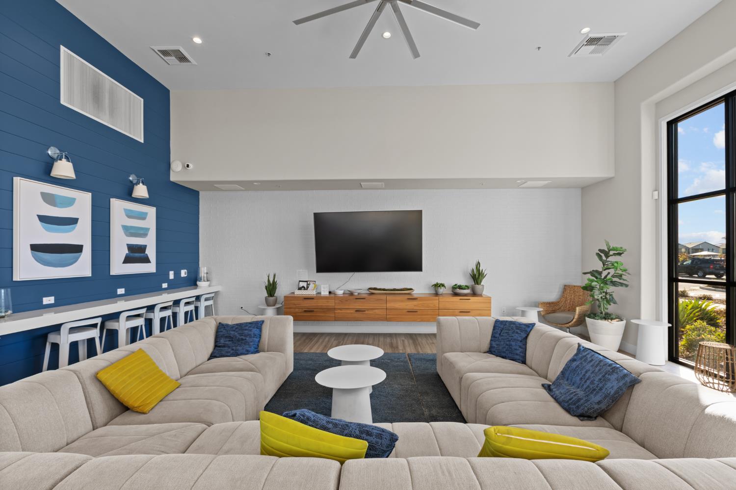 4236 Bellwether Way Sacramento, CA 95835 - Photo 56 of 57 a living room with furniture and a flat screen tv