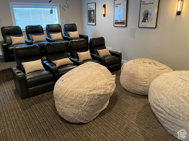 6026 Zen Trail Way St. George, UT 84790 - Photo 22 of 41 View of carpeted cinema
