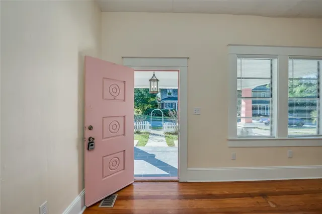 a view of an empty room