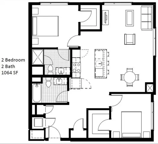 a picture of a bathroom with a window