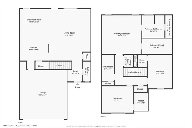 $2,050 | 309 Hardy Water Drive Southeast, Lawrenceville, GA 30045