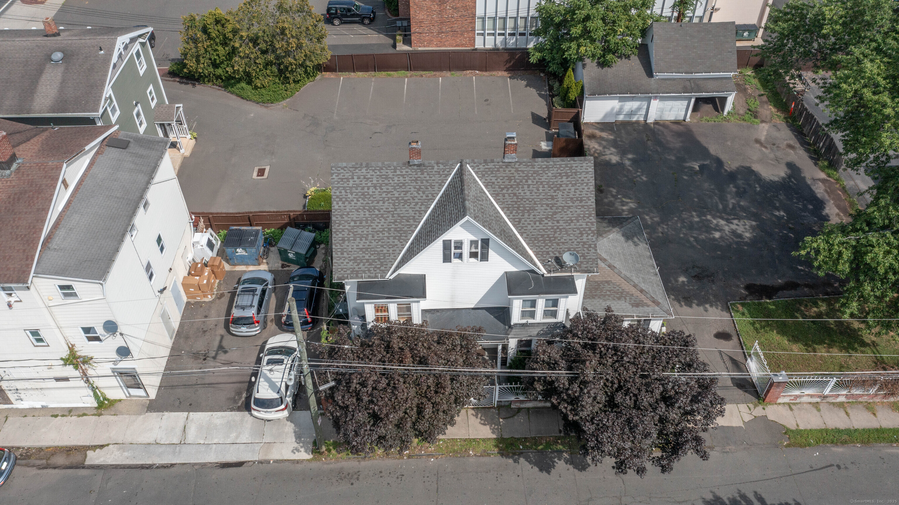 5 Patch Street Danbury, CT 06810 - Photo 2 of 21 an aerial view of a house with a yard