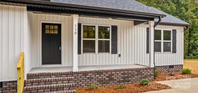 a view of a house with a door