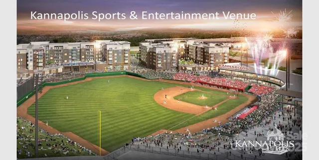 a view of a swimming pool with an outdoor seating