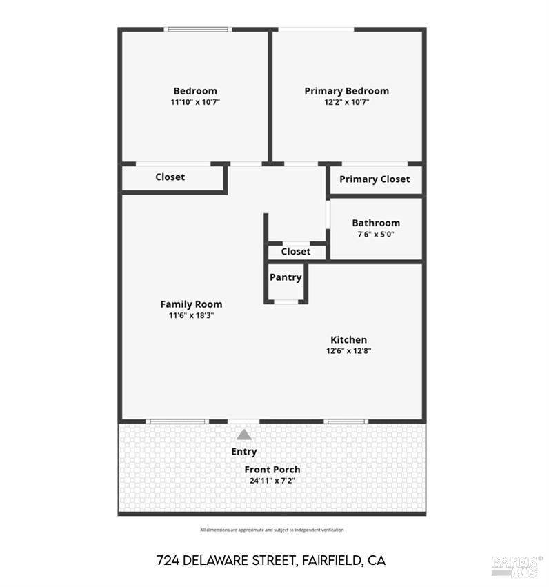 724 Delaware Street Fairfield, CA 94533 - Photo 32 of 33 Typical Floor-Plan for Each Unit