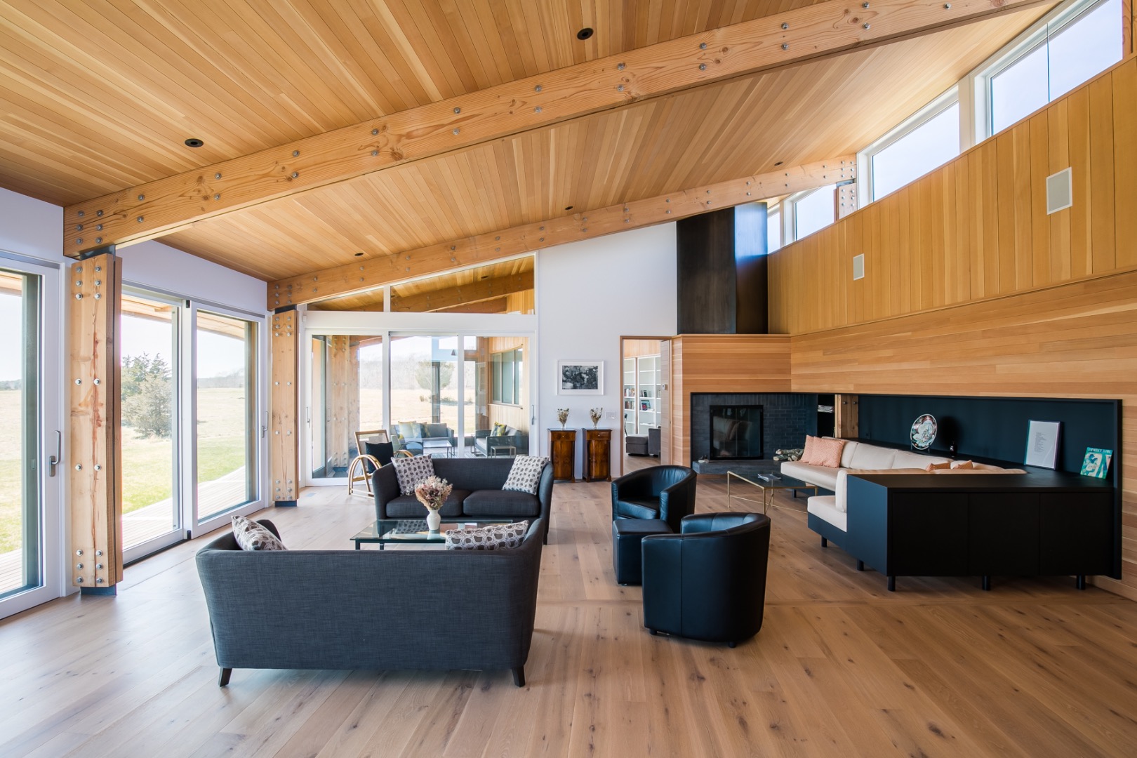 657 Scrubby Neck Road West Tisbury, MA 02568 - Photo 11 of 25 Living room
