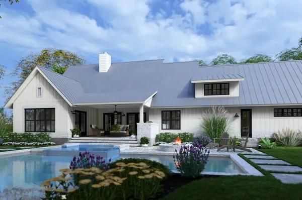 front view of house with a yard
