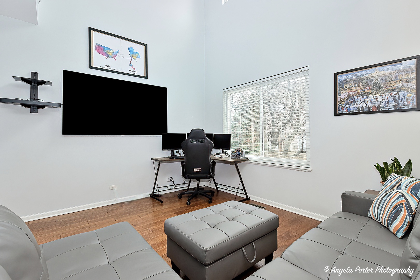 360 Tower Drive Hainesville, IL 60030 - Photo 10 of 22 a living room with furniture and a flat screen tv