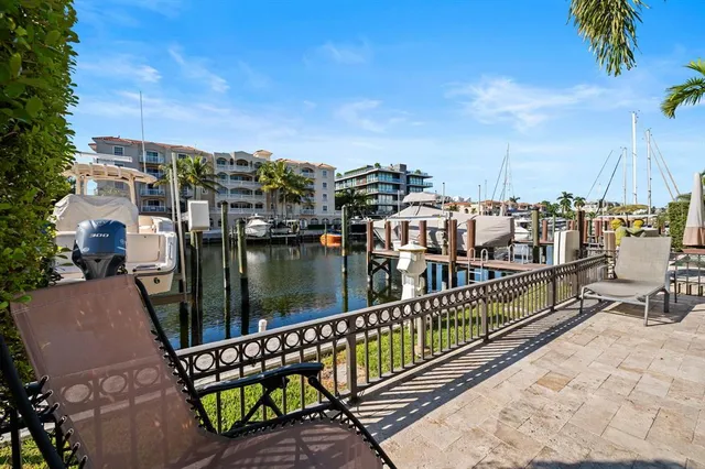 a view of building from a balcony
