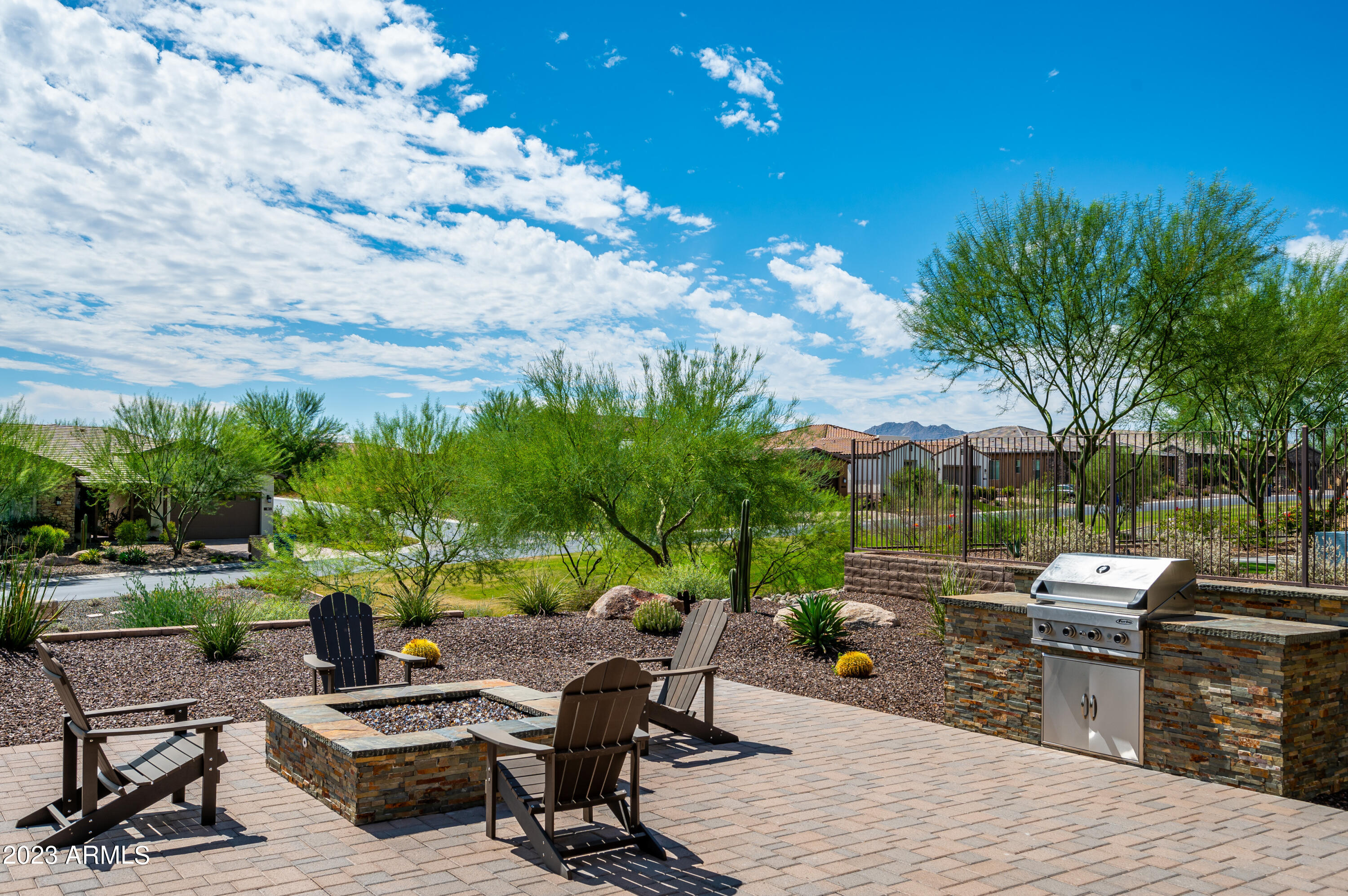 17313 East Woolsey Way Rio Verde, AZ 85263 - Photo 29 of 48 Built In BBQ & Firepit