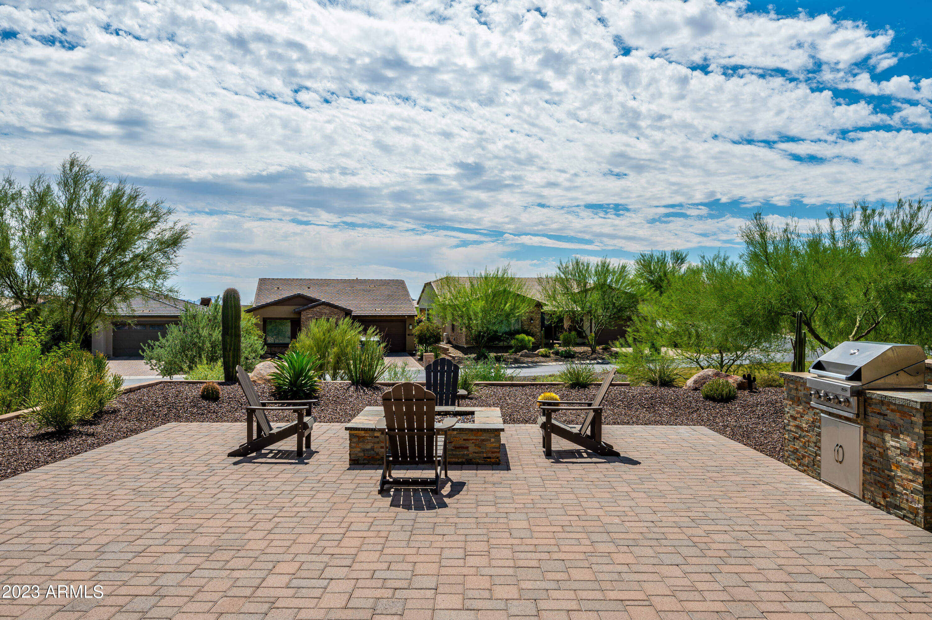 17313 East Woolsey Way Rio Verde, AZ 85263 - Photo 30 of 48 Built In Firepit and BBQ