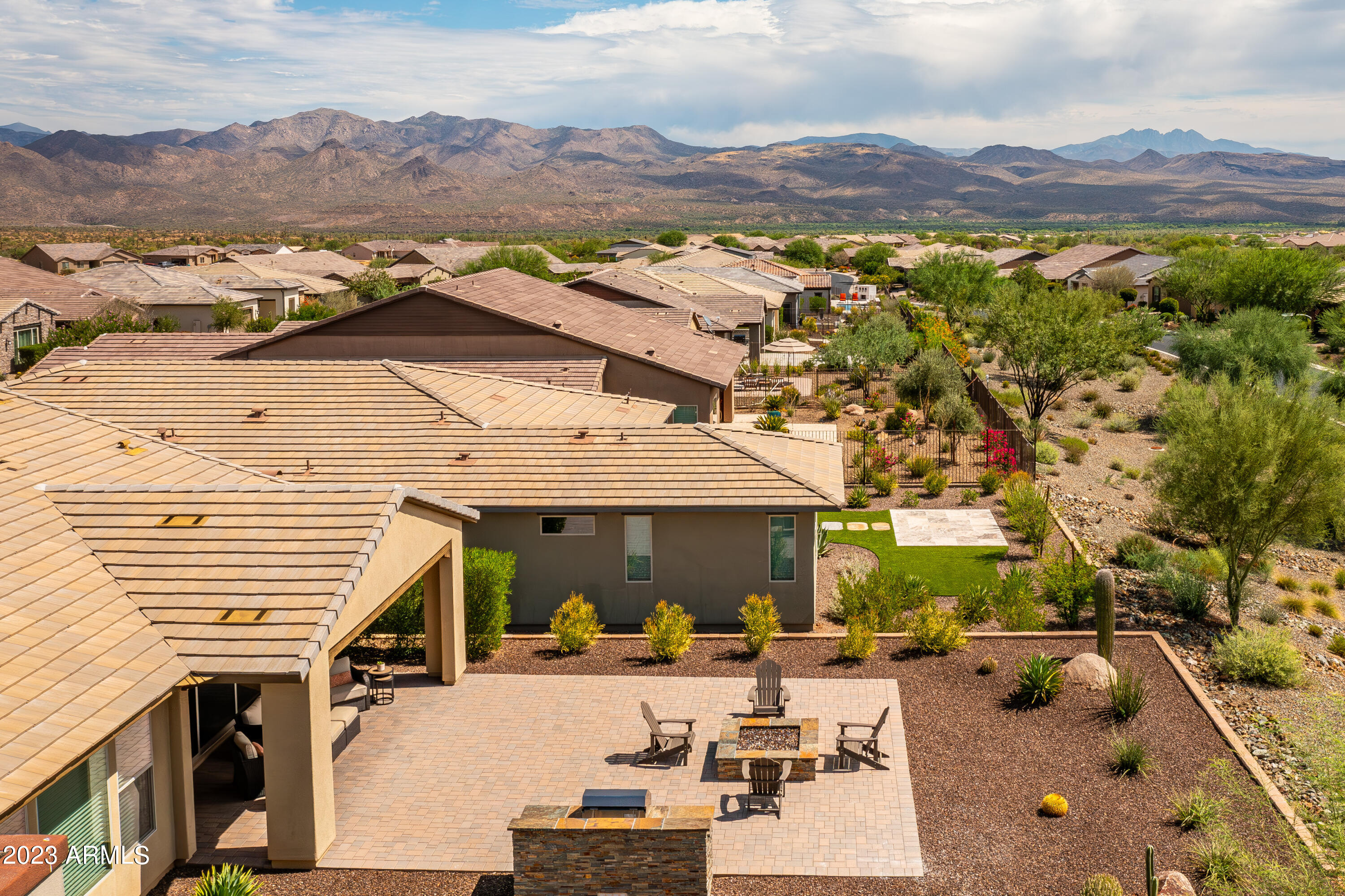 17313 East Woolsey Way Rio Verde, AZ 85263 - Photo 6 of 48 Mountain Views from Fire Pit