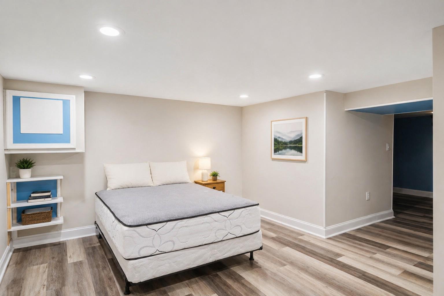 7487 Berkshire Road Baltimore, MD 21224 - Photo 14 of 17 Cozy, modern basement room