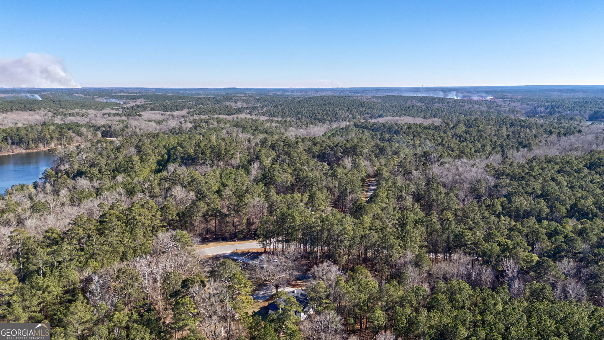 1021 Twins Road Greensboro, GA 30642 - Photo 31 of 32 an aerial view of residential house and green space