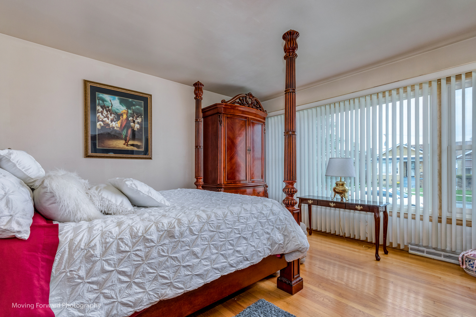 Undisclosed Address Chicago, IL 60652 - Photo 12 of 15 a bedroom with furniture and a window
