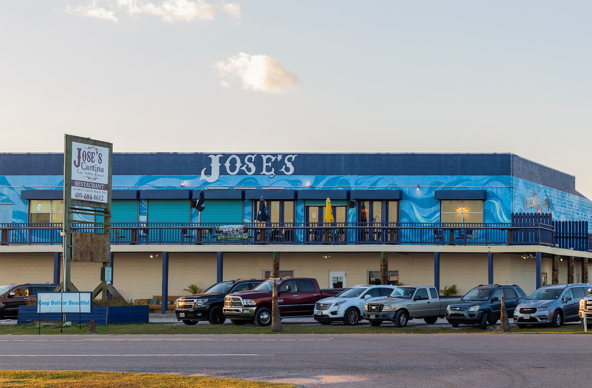 843 South Jacks Road Crystal Beach, TX 77650 - Photo 42 of 45 Right down the street enjoy libations or a hot meal at Jose's Cantina.