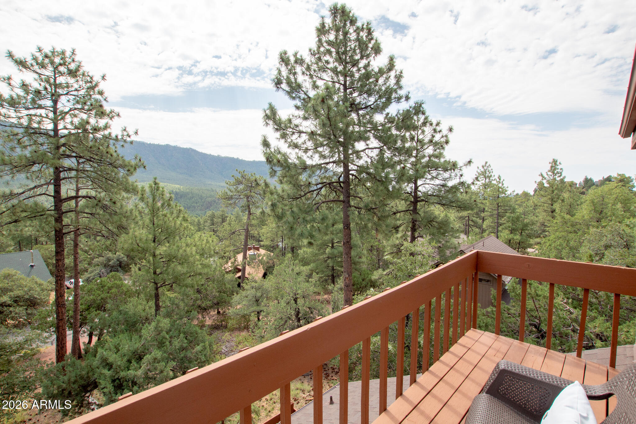 5120 Juniper Loop Pine, AZ 85544 - Photo 12 of 54 a view of a balcony with outdoor space